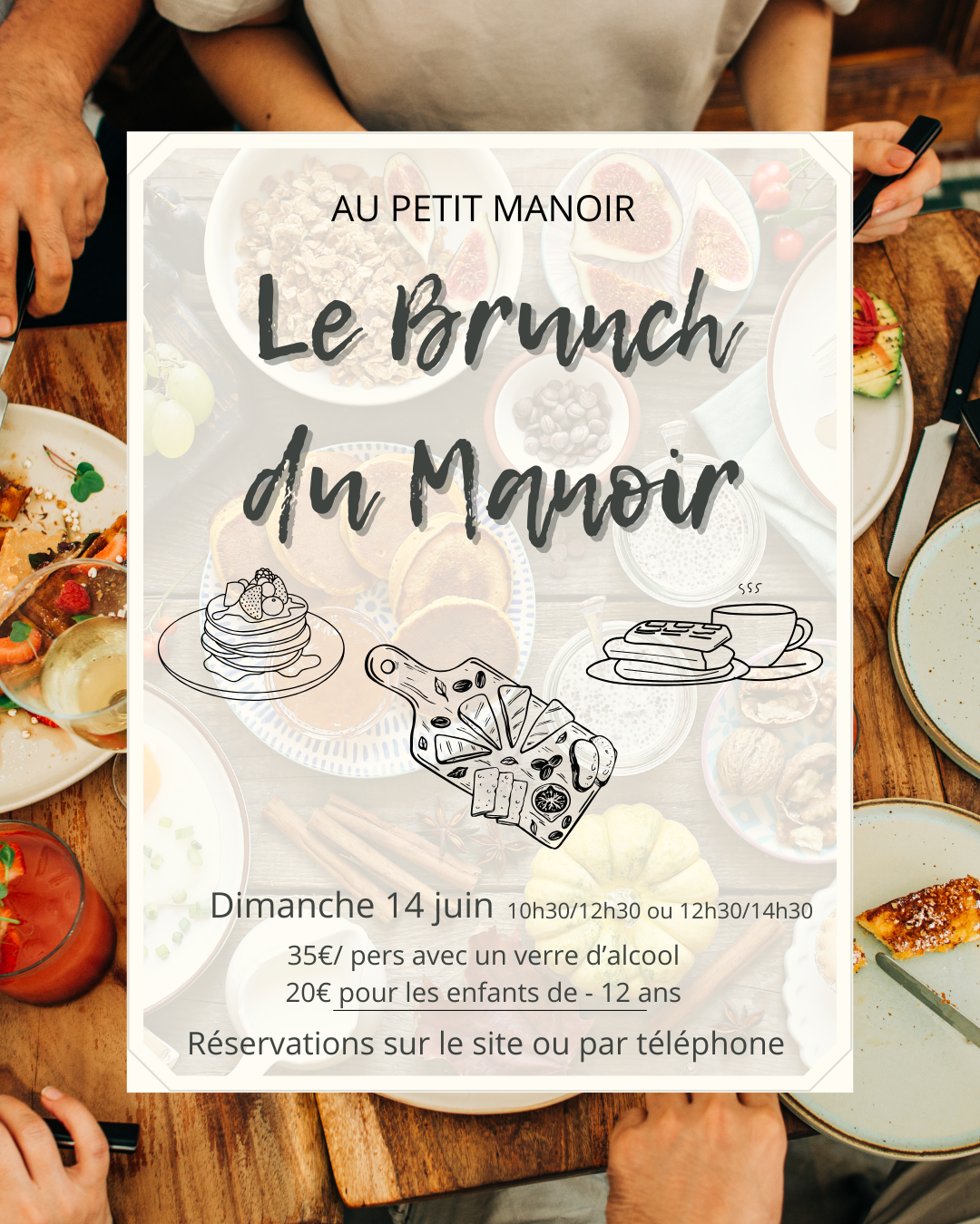 Brunch enfant (-12ans) 12h30/14h30